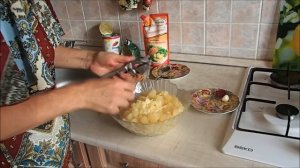 Улётный салат с ананасом за 5 минут, выручает всегда
