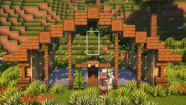 Minecraft 1.19: How to Build A Simple Greenhouse I Relaxing Tutorial смотреть онлайн
