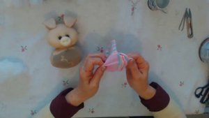 Игрушки своими руками. Свинка из капрона своими руками. ❤ ?CERDITO A MANO