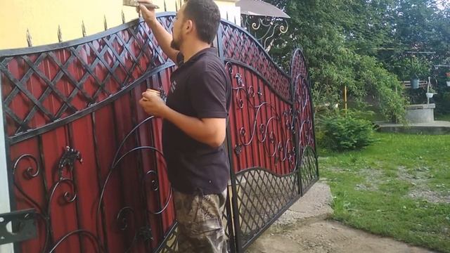 Кованые ворота. Из профильной трубы! ,СДЕЛАЙ САМ, Художественная ковка