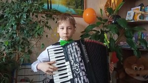 С 8 марта! Попурри из народных песен на аккордеоне.