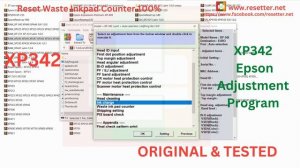 XP342, XP245, XP247, XP343, XP345, XP442, XP445 Resetter | Epson Adjustment Program | 100% Working