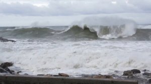 Mareggiata a San Lorenzo al Mare