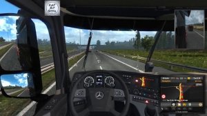 Mercedes-Benz New Actros – Euro Truck Simulator 2 Katowice to Lublin (Reservoir Tank) | Logitech G2