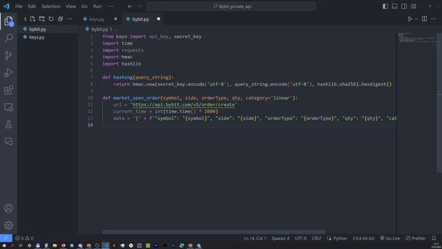 Bybit Private API Python / Рыночные и лимитные ордера для Bybit на Python смотреть онлайн