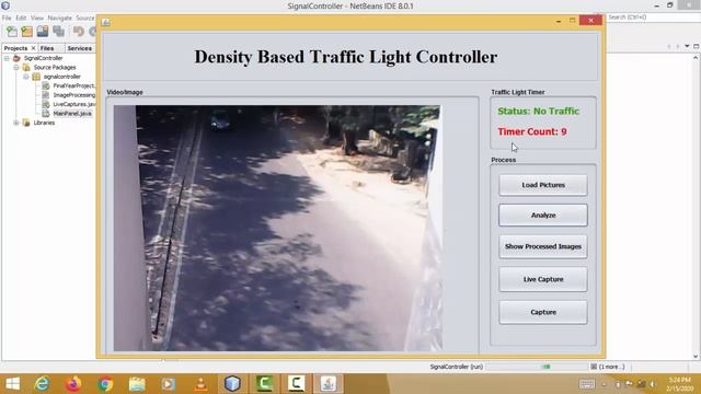 Traffic Signal Control using Image Processing | Java Project with Source Codes смотреть онлайн