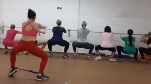 Групповая тренировка с эспандером-восьмерка, фитнес Вознесенск