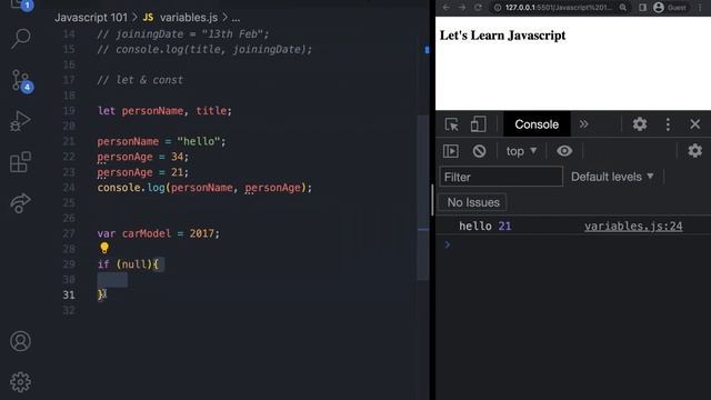 Javascript Variables, Array, Objects, Numbers- 141