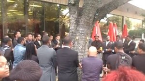 Delta Theta Singing the Hymn Founders Day 2012