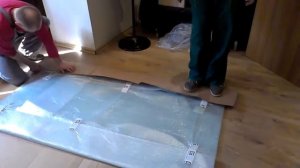 Разборка и упаковка стеклянного стола - «Переезд 01»