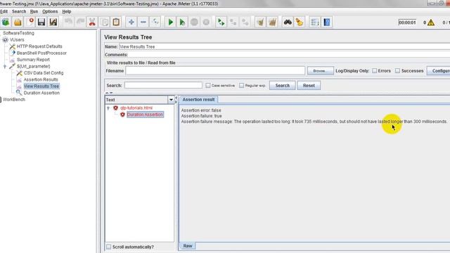 JMeter Tutorials | JMeter Duration Assertion Real Time examples смотреть онлайн
