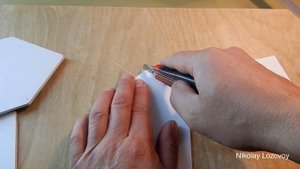 Простые приемы. Работа с пластиком.  Вспенный ПВХ. Видео № 1