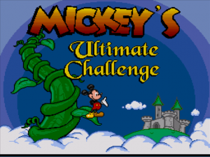 Mickey's Ultimate Challenge полное прохождение детской но забавной игры Sega Mega Drive / Genesis /