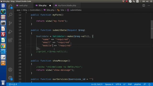 Learn Laravel 8 Tutorials in Hindi - #18 - Laravel Form Validation Using Custom Validator Facade