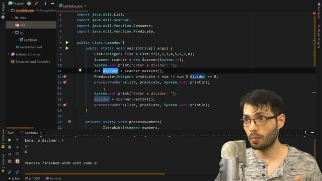 JavaStream 7 (Lambdas) part 6: effectively final смотреть онлайн