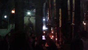 Православная служба в Храме Гроба Господня