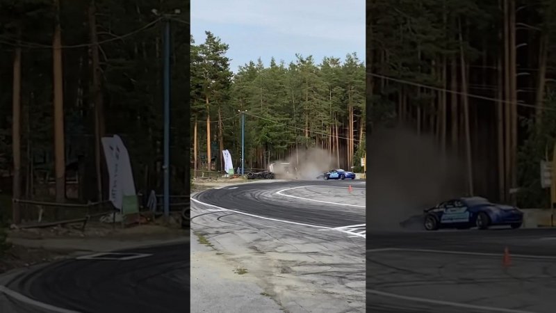 Жесткий крэш Ford Sierra Антона Фикса на третьем этапе ULD GETPETROL DRIFT CUP 2023 #drift #uld