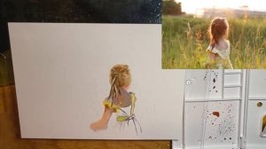 Мастер класс по акварели "Лето" Часть 2