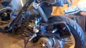 Восстановление скутера Honda Dio AF 18.