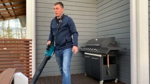 Makita LXT DUB184Z Прибираємо сад від листя.