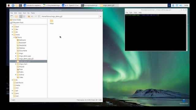 How to build a Dear ImGUI application in RaspberryPi OS