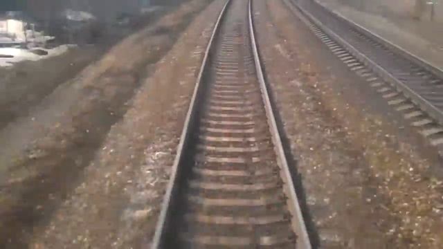 Релакс. Вид из последнего вагона завораживает. Relaxation. View from the last car is fascinating.