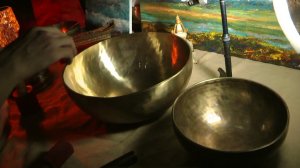 ПОЮЩИЕ ЧАШИ резонанс чаш 35 и 23 см