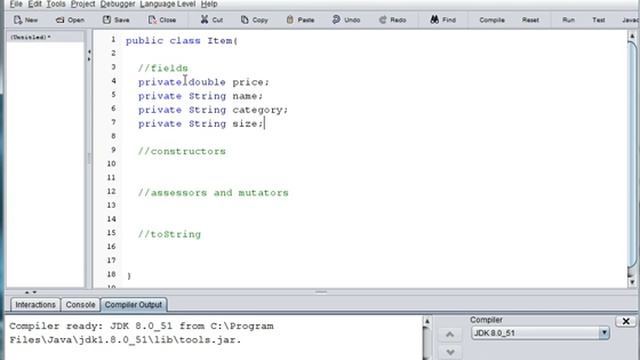 Java Restaurant Part 1 (Item Clsss) смотреть онлайн