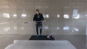 Тренировки по хоккею. Разминка, подготовка к комплексу упражнений с шайбой.Hockey training,workout