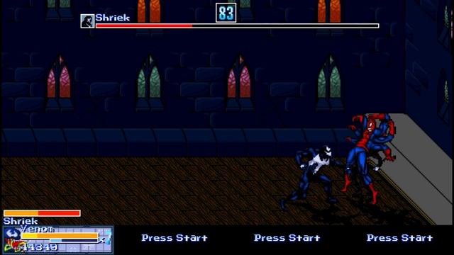 Spider-Man and Venom: Maximum Carnage Remake - Playthrough (Openbor) смотреть онлайн
