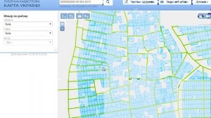 Пример использования Публичной кадастровой карты