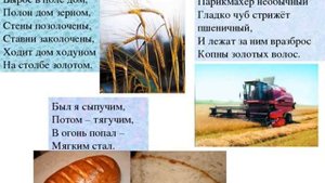Железнова А П  Презентация "Хлеб всему голова"