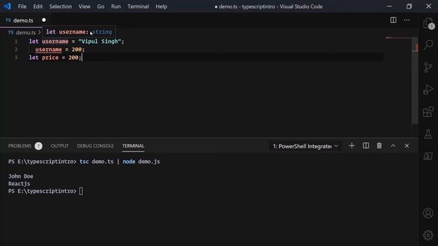 Typescript For Beginners -  The Basics Typescript (Part 1)