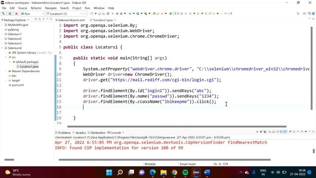 Selenium Locators Tutorial Part 1 | Selenium Locators with Examples | id, name, class name,link tex