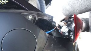 Another Mazda CX 3    How change rear Turn Signal Bulb