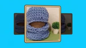 Поговорим о шапках.  Вяжем из Ализе Пуффи. Let's talk about hats We knit from Alize Puffy