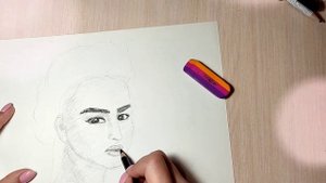 АСМР рисование. Моника Белуччи. ASMR drawing. Monica Bellucci