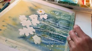 Beginning Watercolor Project - Daisies