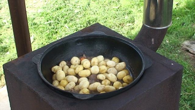 Говядина с овощами в казане