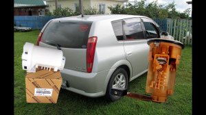 Замена топливного фильтра Toyota Opa