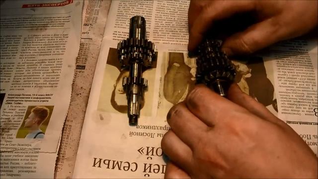 Ява 50 Пионер Полностью разбираем и изучаем коробку скоростей смотреть онлайн