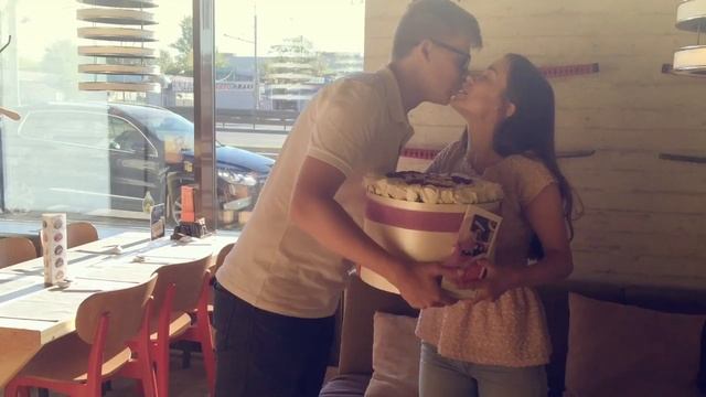 Цветы в коробке от Телега Радости