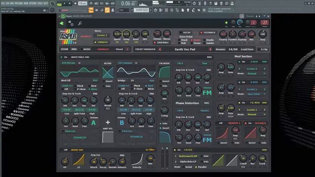 Asper - experimental synthesizer by zOne.sk atmospheric sound test [FREE VST] | #aspervst смотреть онлайн