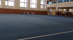 1 взрослый разряд по спортивной гимнастике//Вольные упражнения.