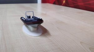Сувенирная модель резиновой лодки. Масштаб М1:50.