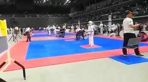 КАРАТЭ БОИ киокушинкай  девочки Разбила нос япошке 2019