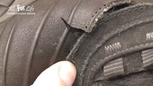 Как отремонтировать (зашить) ботинки / сапоги своими руками