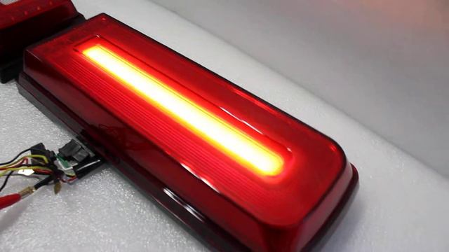 Стопы Mercedes G-class W463 диодные , дизайн 2018 , красные смотреть онлайн