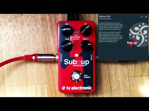 TC Electronic Sub n Up - all Tone Prints on Bass - Pt. 1
