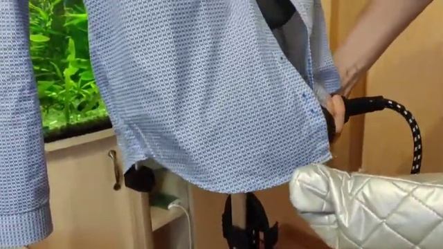 Гладим рубашку. Обзор отпаривателя Kitfort KT-937 смотреть онлайн